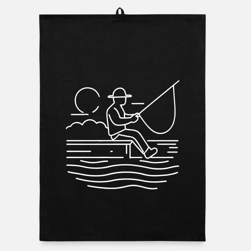 Fischer Line Art Organic Geschirrtuch