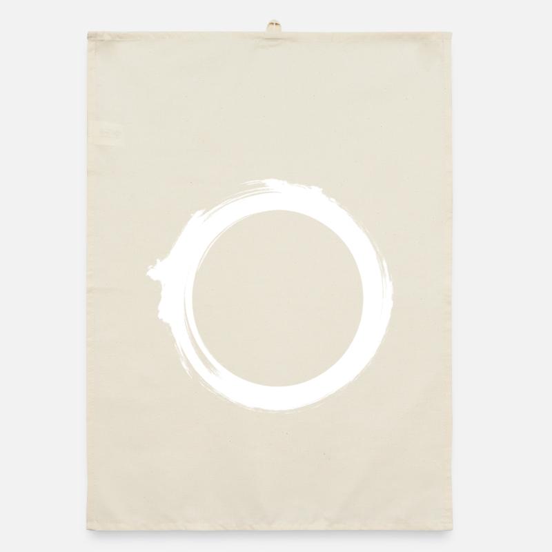 Black Hole Universe Silhouette Minimal Physics Organic dish towel