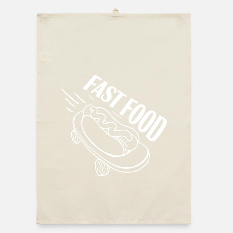 Fast Hot Dog Skateboard Longboard Torchon bio