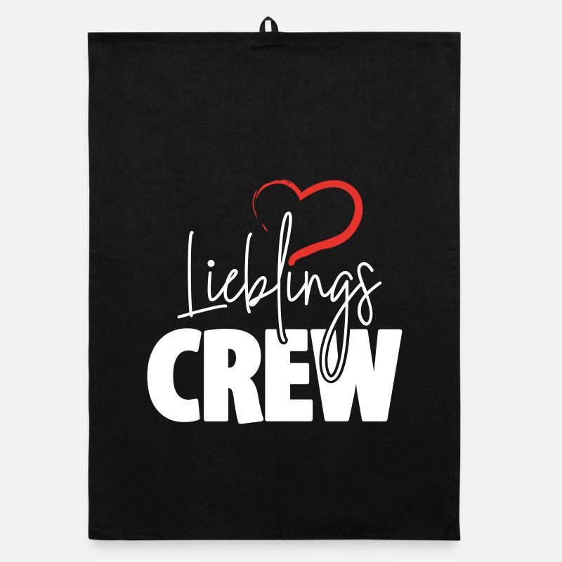 Lieblingscrew Herz Organic Geschirrtuch