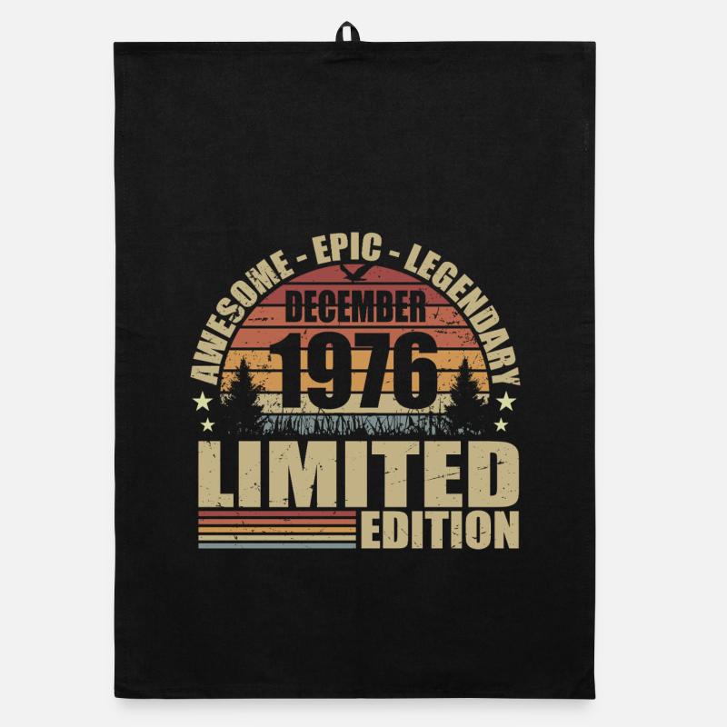 Décembre 1976 - Édition Limitée Décembre 1976 Torchon bio