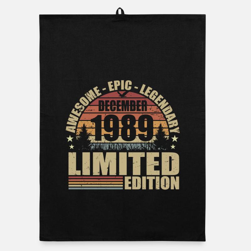 Décembre 1989 - Édition Limitée Décembre 1989 Torchon bio
