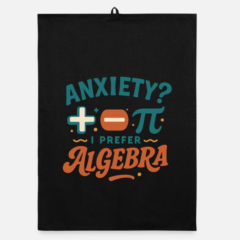 Algebra statt Angst Organic Geschirrtuch