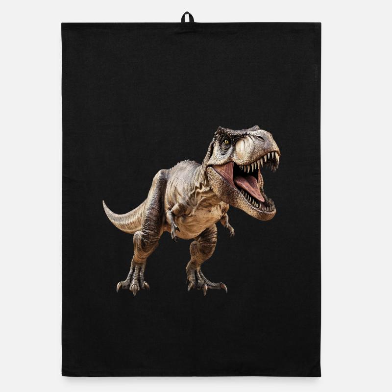 T-Rex Dino Dinosaurier Organic Geschirrtuch