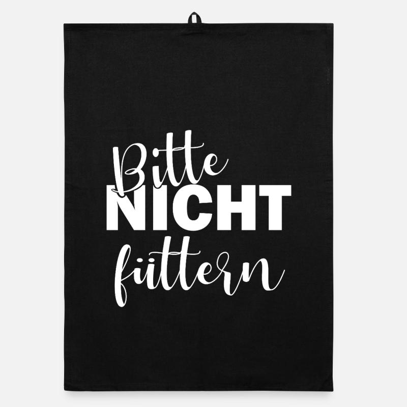 Bitte nicht füttern Organic Geschirrtuch
