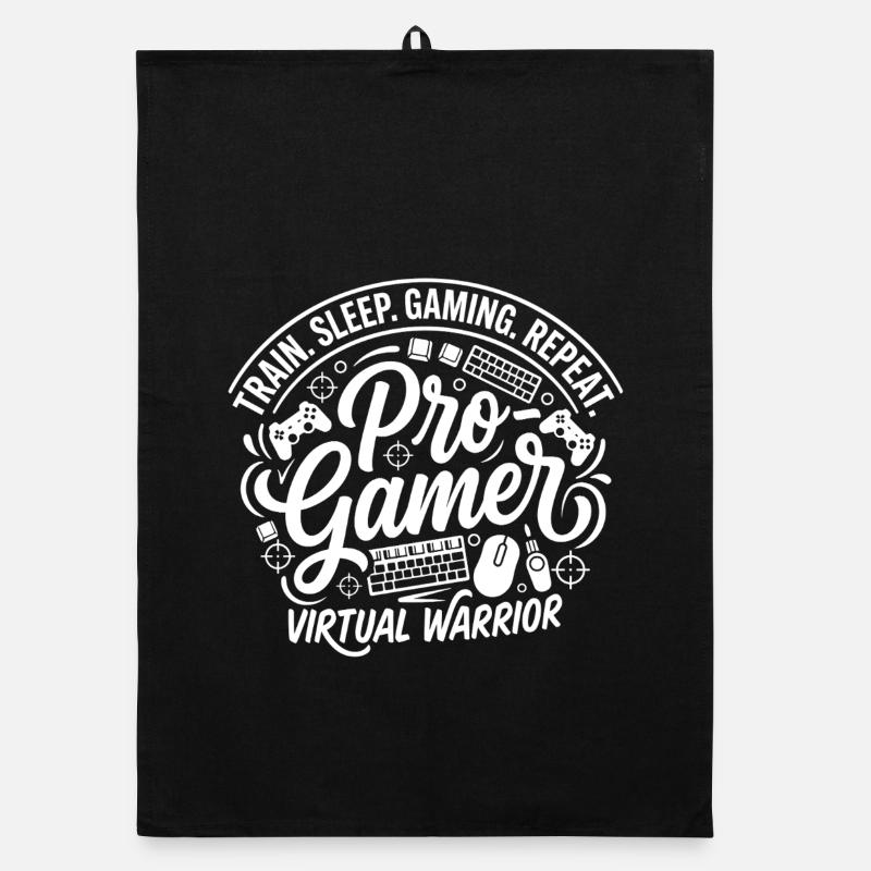 Pro Gamer Virtual Warrior Kreis Organic Geschirrtuch