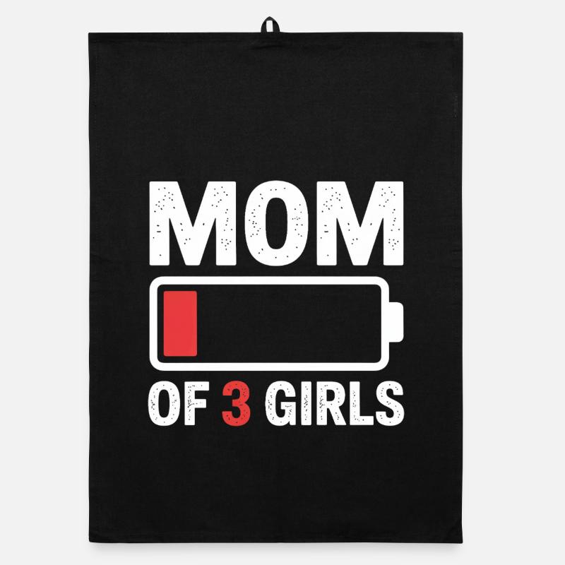 Maman de 3 filles Battery Duration Torchon bio