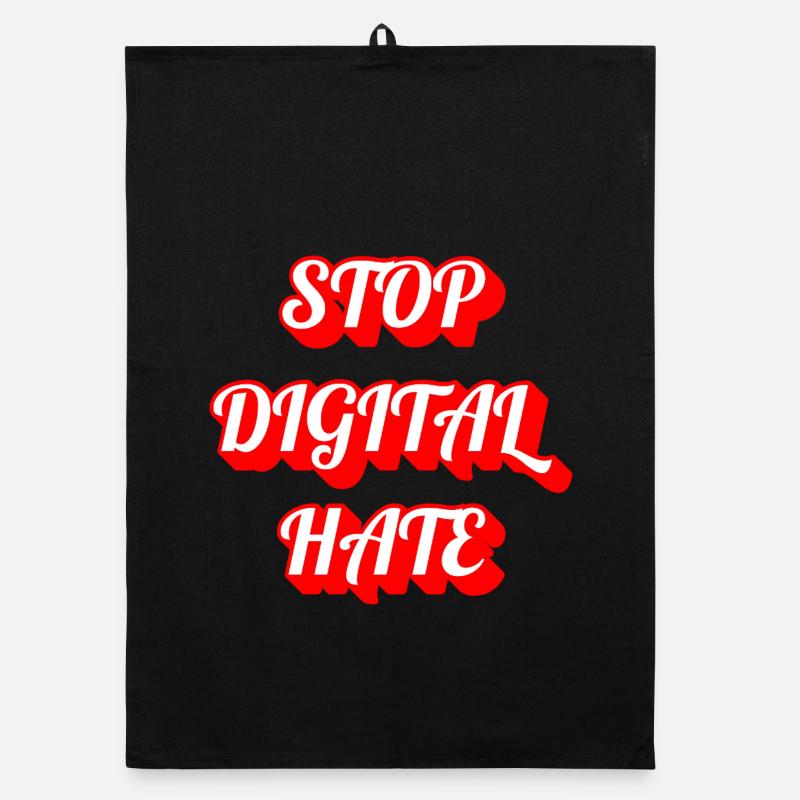 Stop Digital Hate – Statement against Cyberbullying & Organic dish towel
