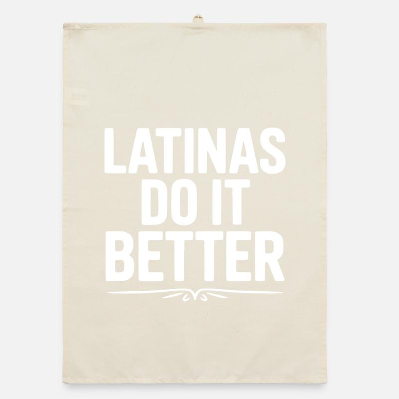 Latinas Do It Better Organic dish towel