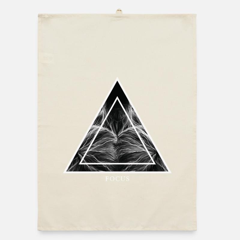 Gym Minimalist Triangle Bodybuilding Organic dish towel