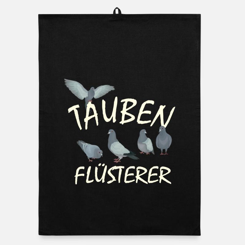 Tauben - Taubenflüsterer Brieftauben Taubenzüchter Organic Geschirrtuch