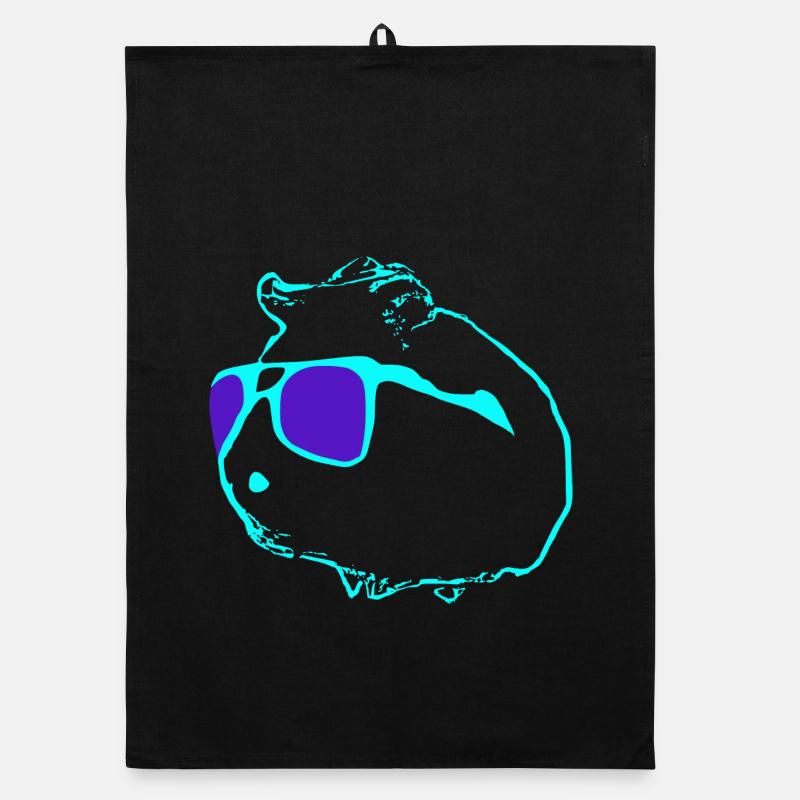 Cool guinea pig Organic dish towel