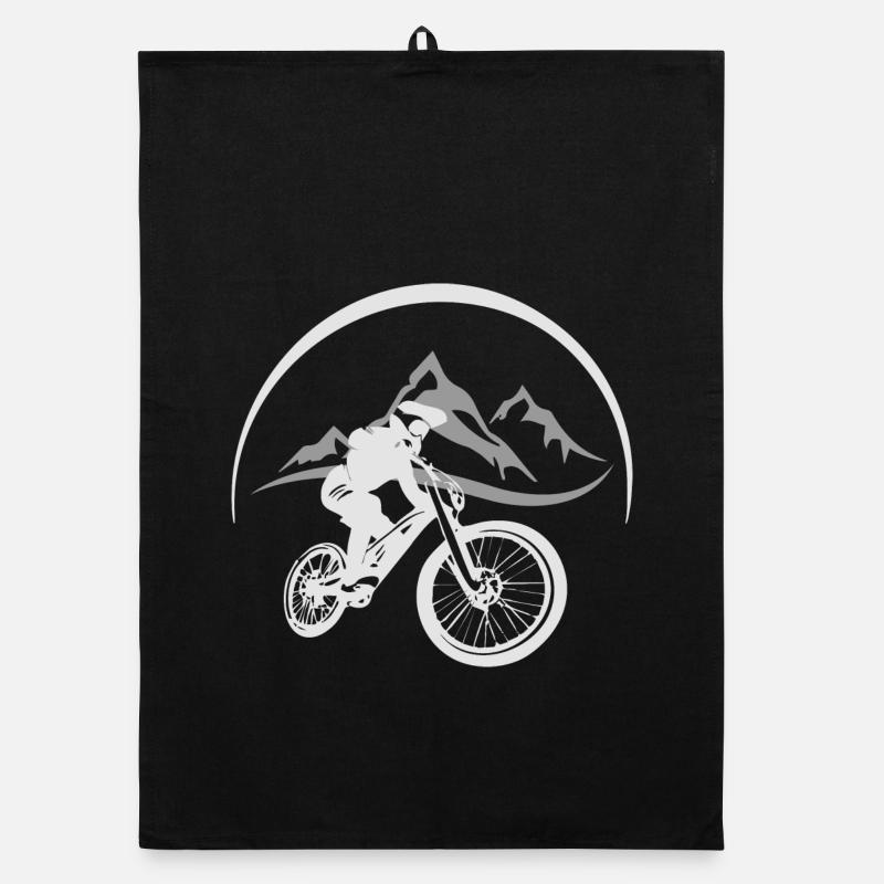 Mountain Biker Organic dish towel