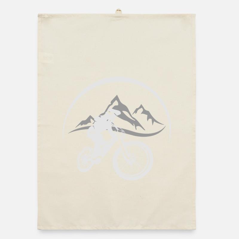 Mountain Biker Organic dish towel