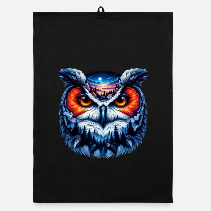 Owl Organic dish towel