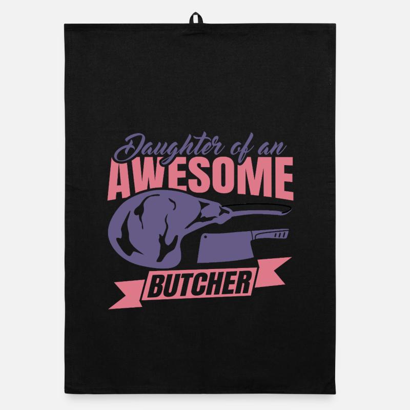 Tochter eines Metzgers Organic Geschirrtuch