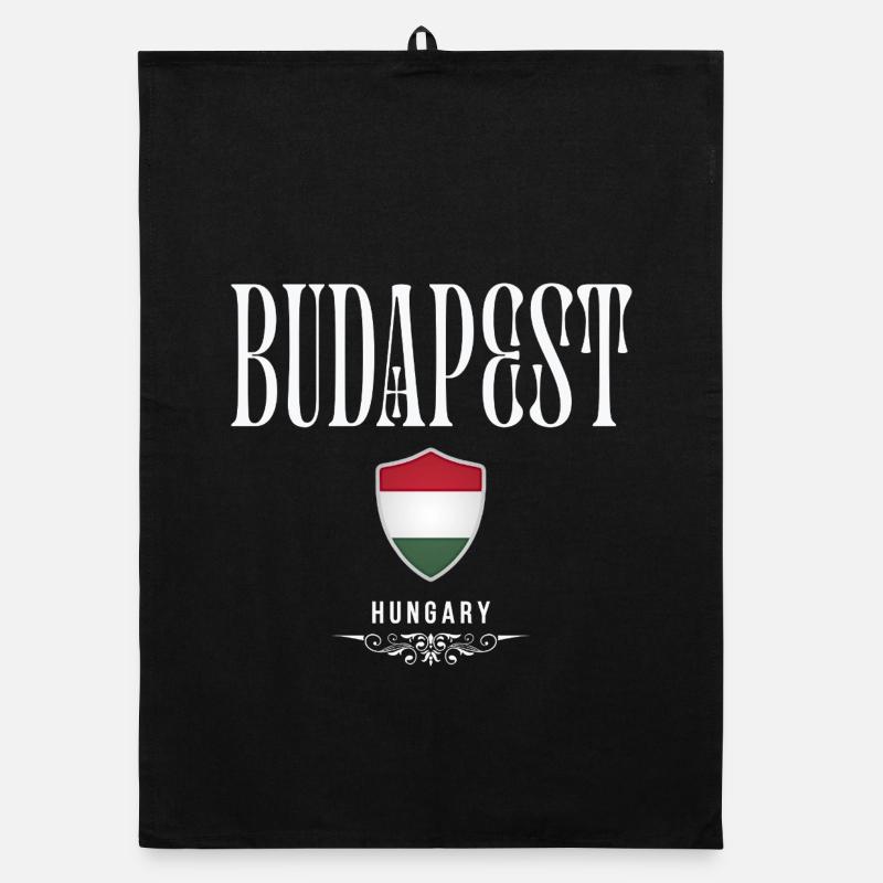Ich liebe Budapest, Budapest Ungarn Organic Geschirrtuch