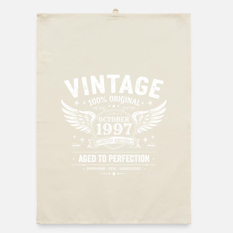 October 1997 | Birthday Gift October 1997 Organic dish towel
