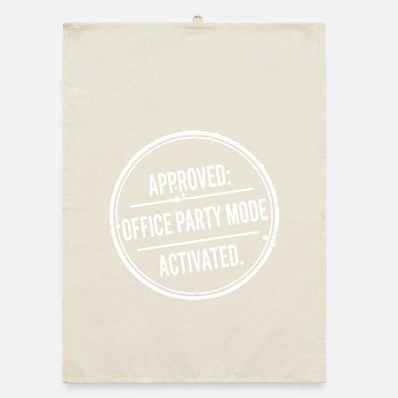 Mode Fête de bureau activé Torchon bio