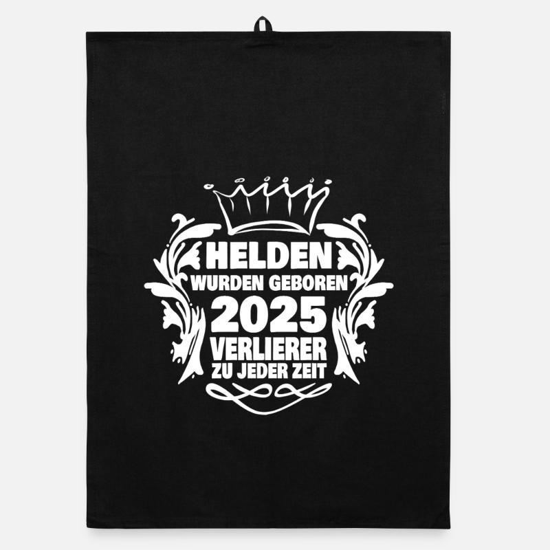 Heldengeboren 2025 Emblem Organic Geschirrtuch
