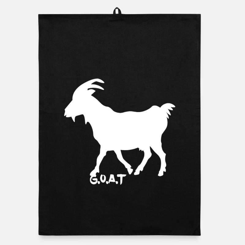 Goat G.O.A.T.  white Organic dish towel