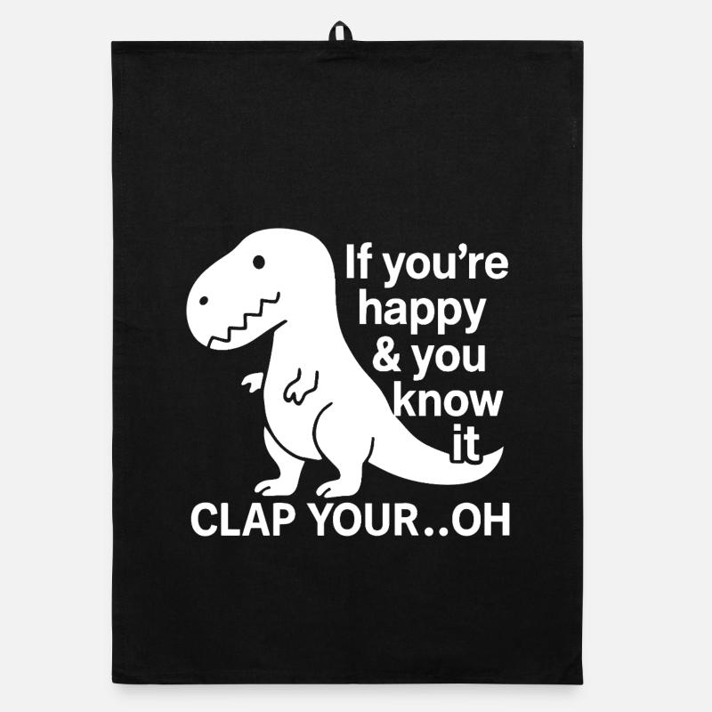 When you're happy and you know it, clap your Organic dish towel