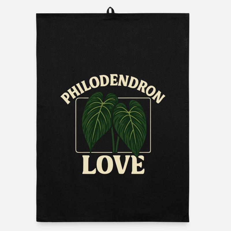 Amour des philodendrons Torchon bio