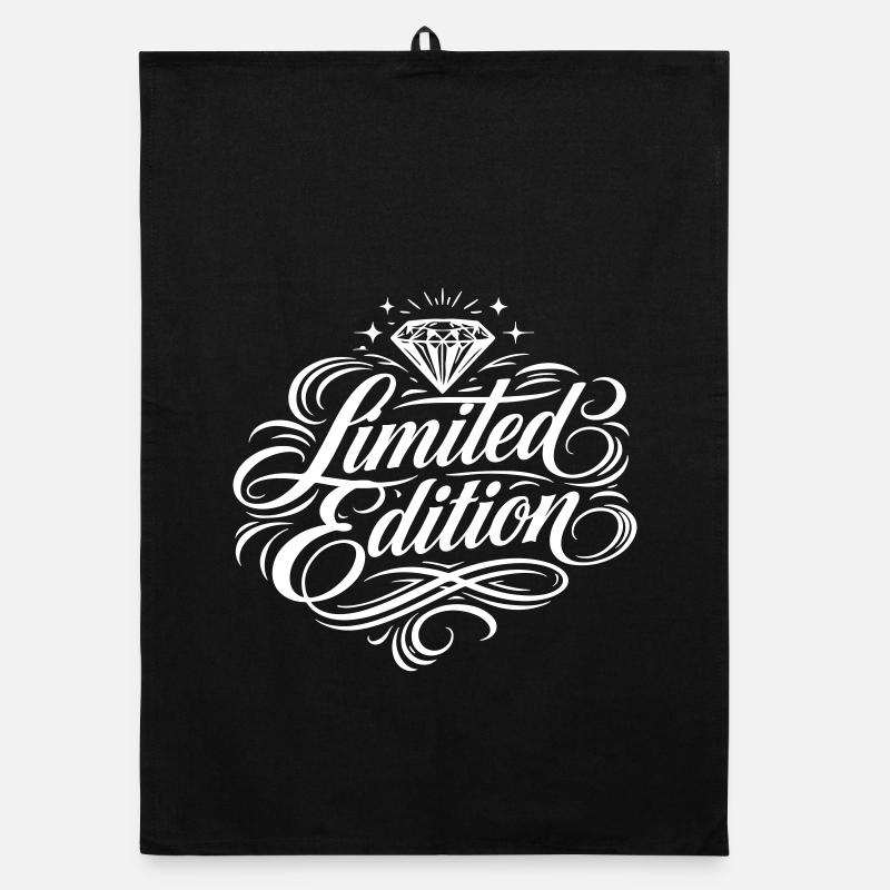 Limited Edition Lettering Organic dish towel