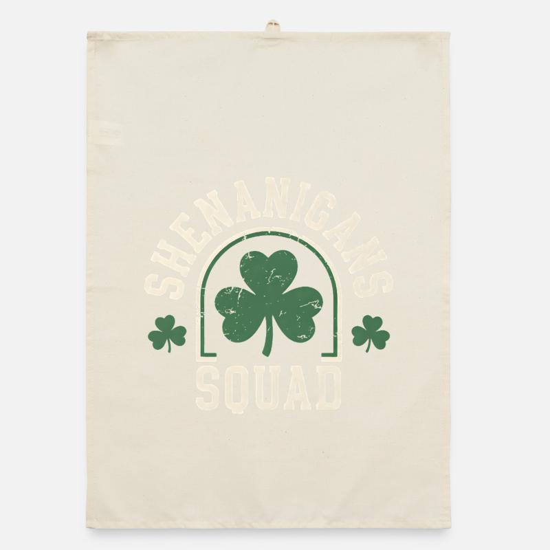 Équipe de Folies Trèfle Fun Torchon bio