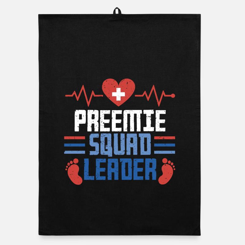 NICU Krankenschwester Preemie Squad Leader Organic Geschirrtuch