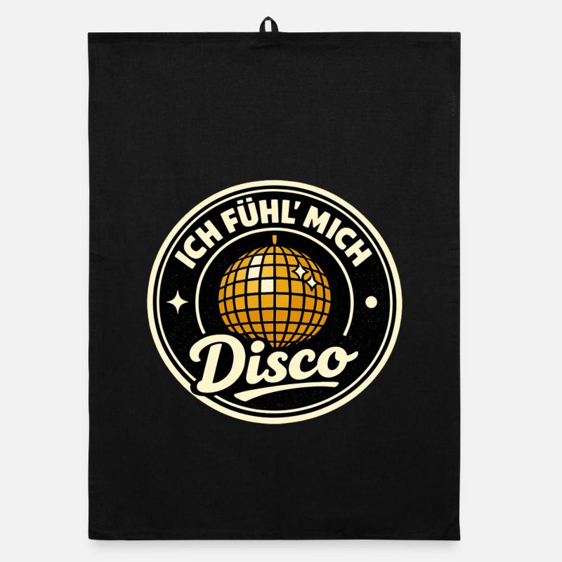 Disco party : je me sens rétro Torchon bio