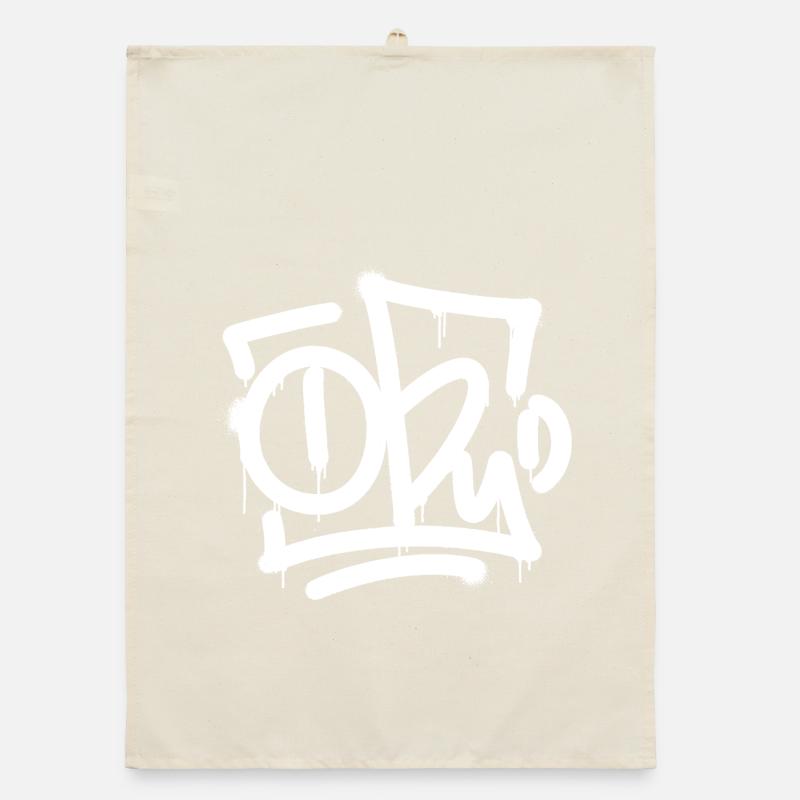 Éclaboussure de graffiti TOBY Torchon bio