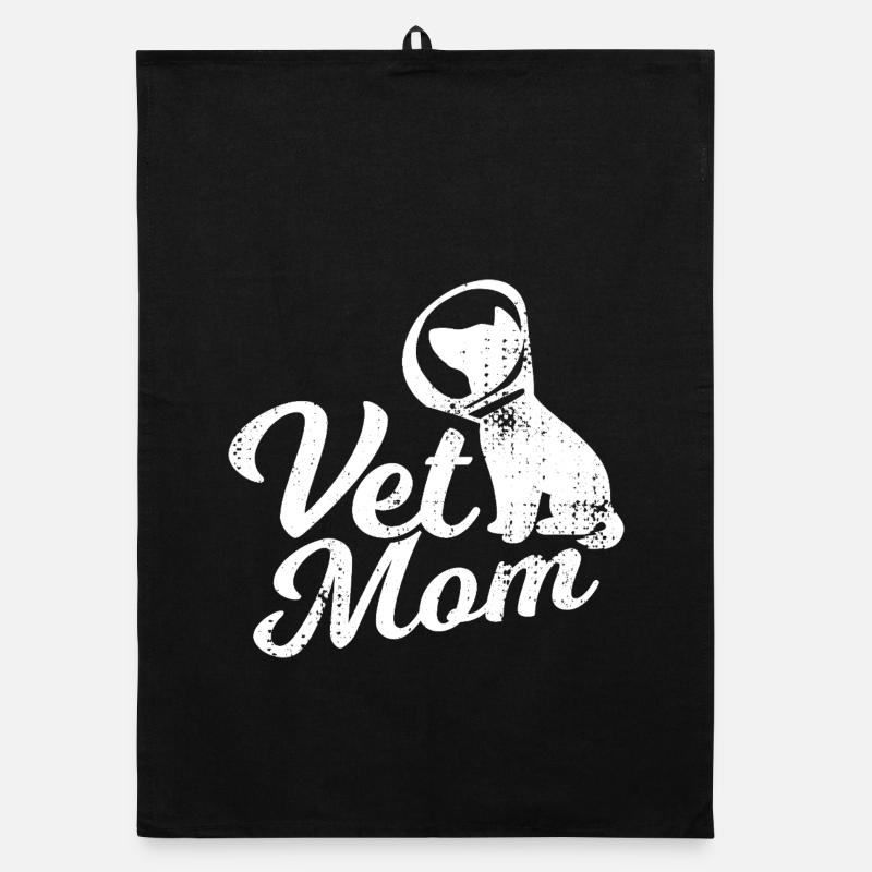 Maman vétérinaire Torchon bio