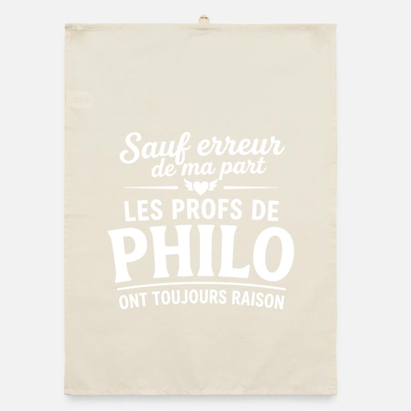 Philo Profs Toujours Raisons Torchon bio
