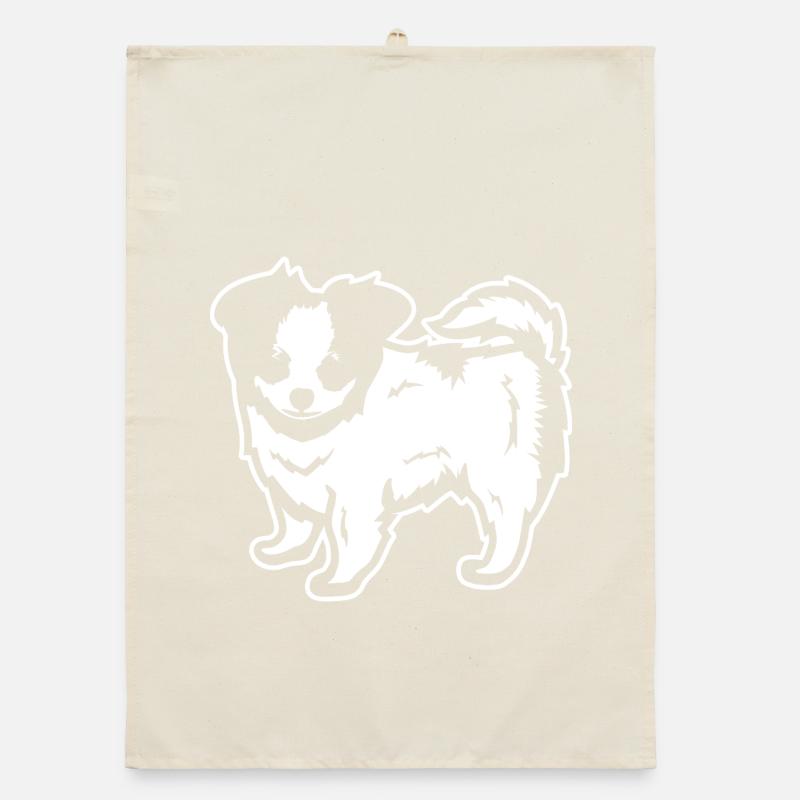 Dog Sketch Organic dish towel