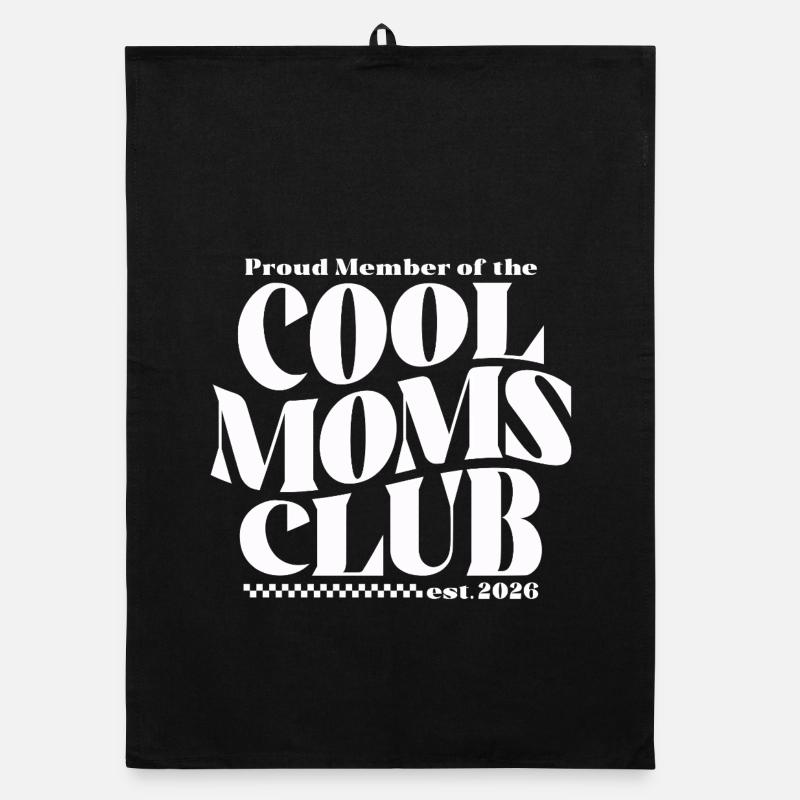 Mama 2026 Geschenk Muttertag - Cool Moms Club Organic Geschirrtuch