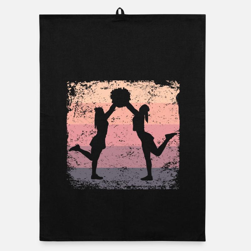 Cheerleader Cheer Mom Cheerleading Organic Geschirrtuch