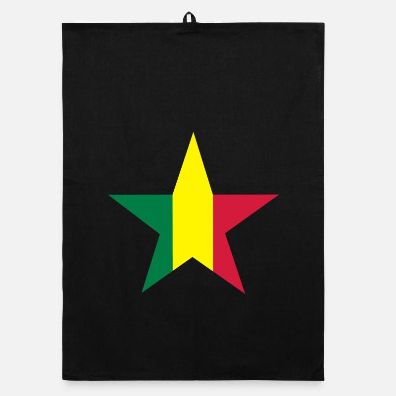 Étoile rasta Torchon bio