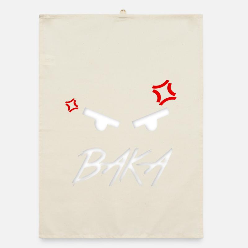 Baka Anime Expression Organic dish towel