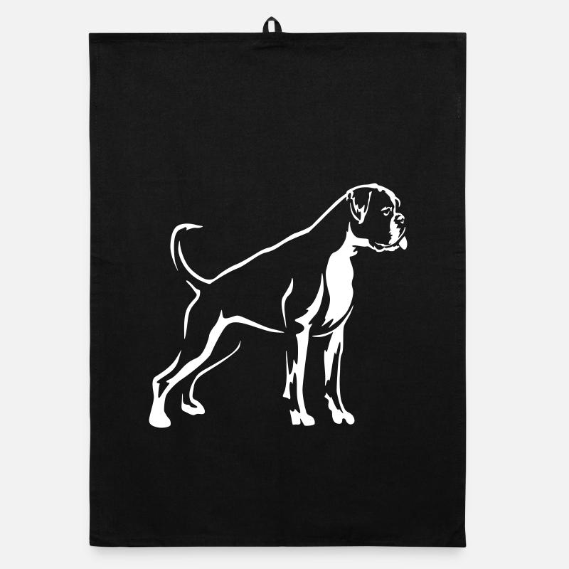 Boxer "Black Edition" Organic Geschirrtuch