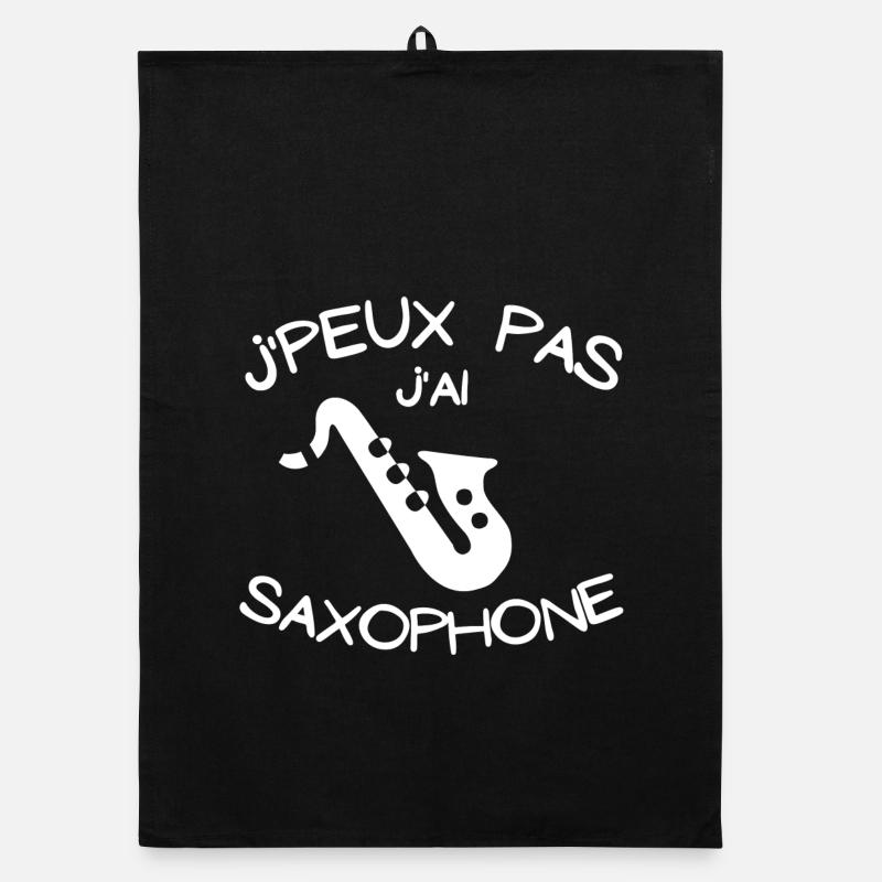 saxophone, jouer de saxophone Torchon bio