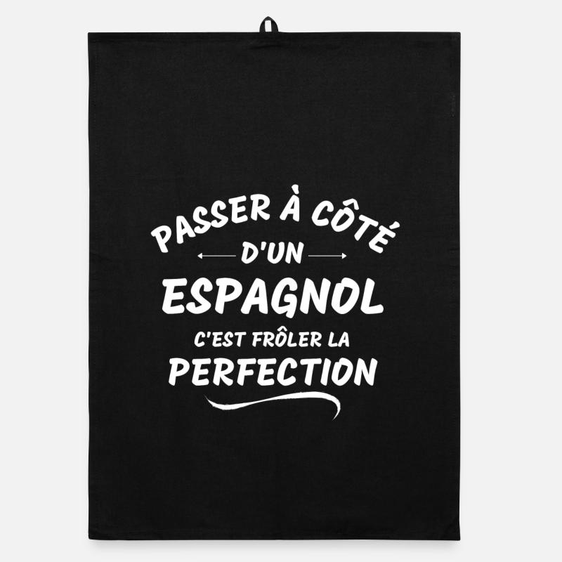 Espagne, espagnol, je suis espagnol Torchon bio