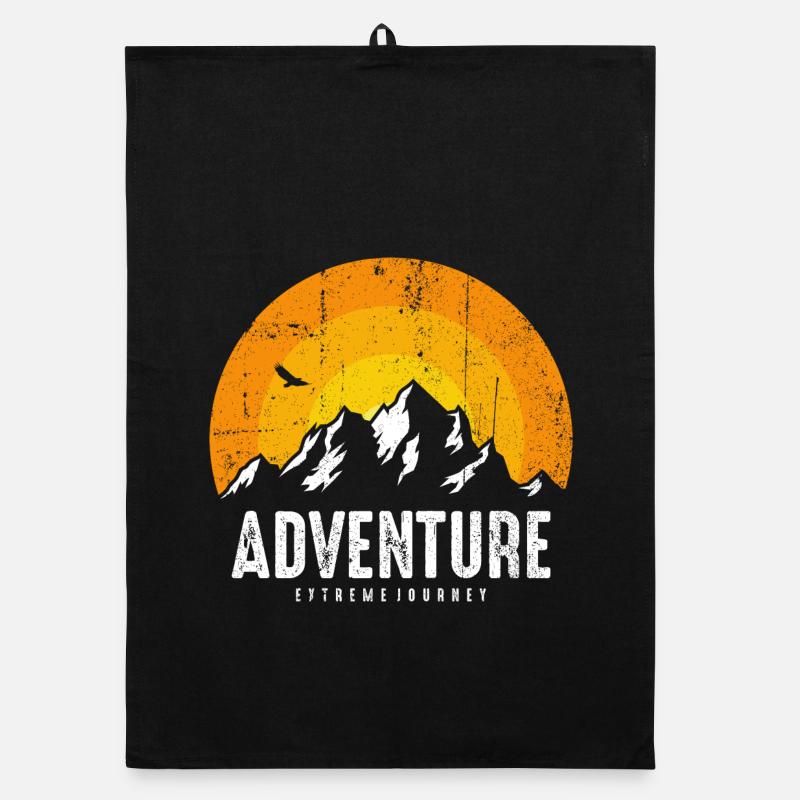 Lever de soleil de Montagne Aventure Torchon bio