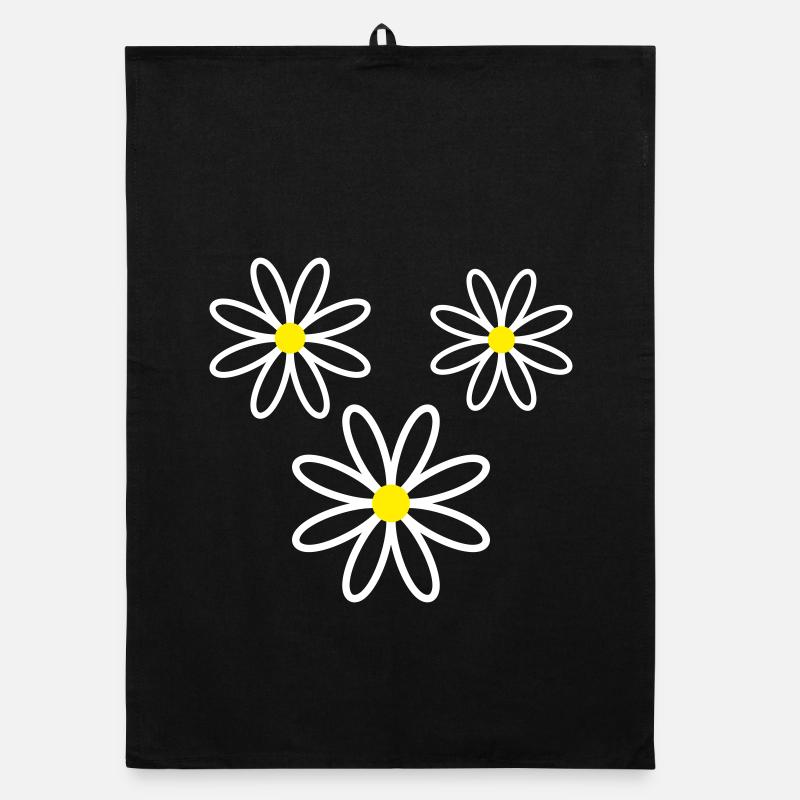 Gänseblümchen Blume Organic Geschirrtuch