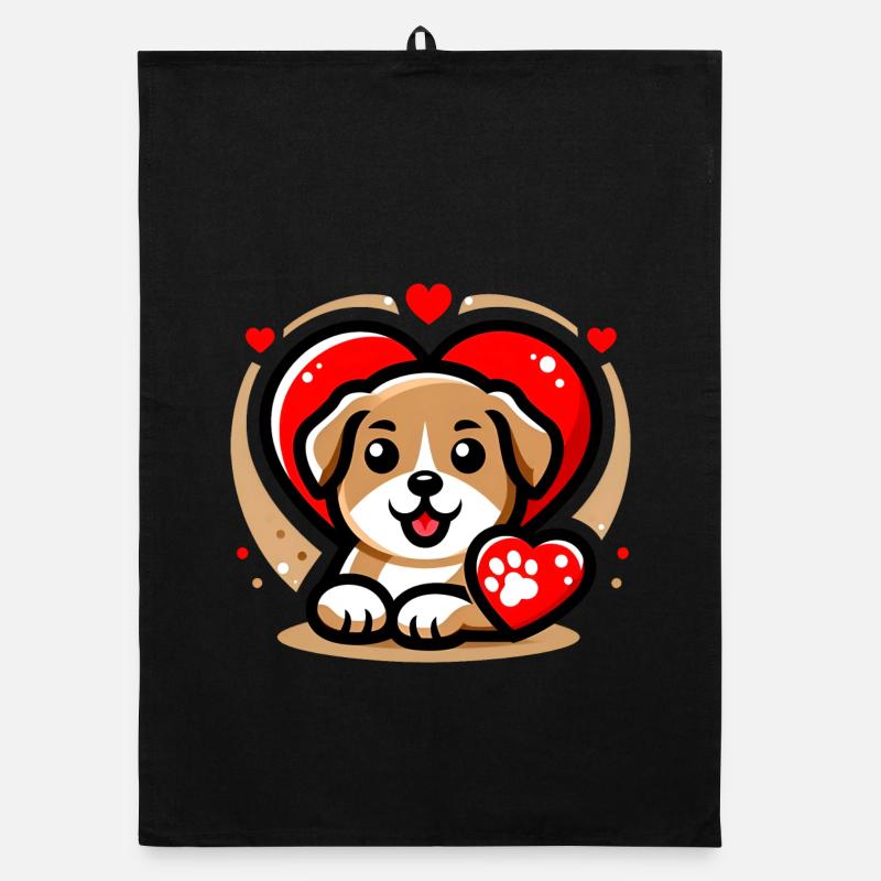 Amour De Chien 1 Torchon bio