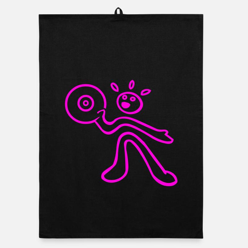 rave DJ Organic dish towel
