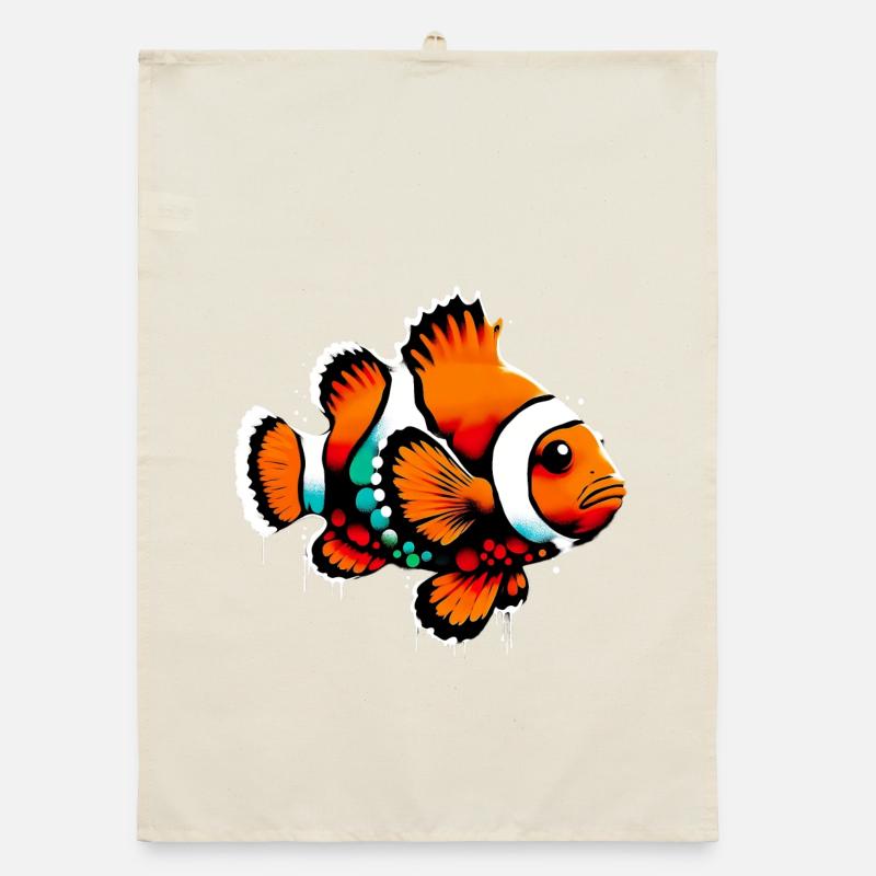 Clownfische Organic Geschirrtuch