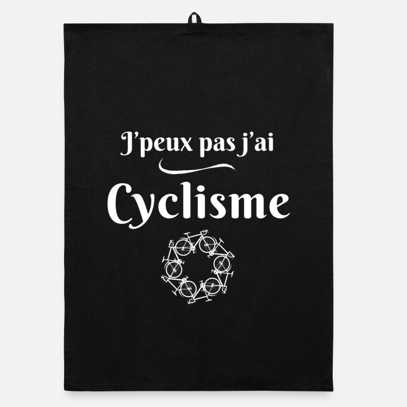 cyclisme, vélo, cycliste Torchon bio