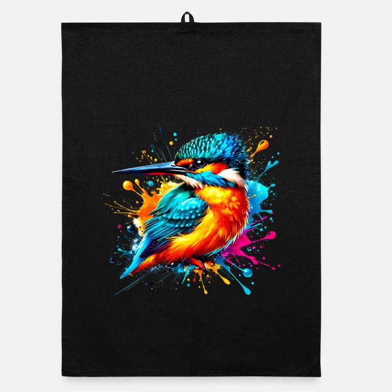 Eisvogel Organic Geschirrtuch