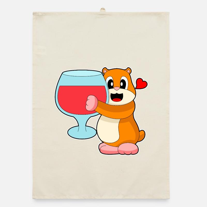 Vin rouge hamster Torchon bio